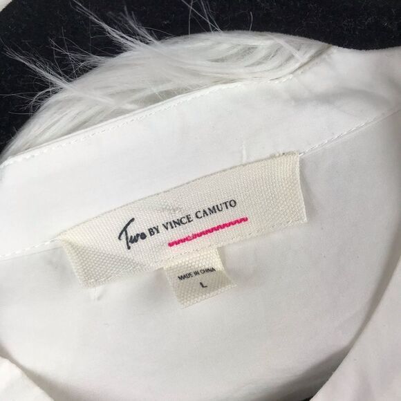 Vince camuto embroidered balloon sleeve blouse - Picture 5 of 8